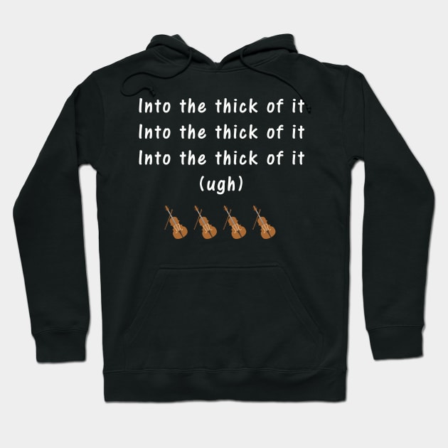 Into the thick of it Hoodie by Live Together